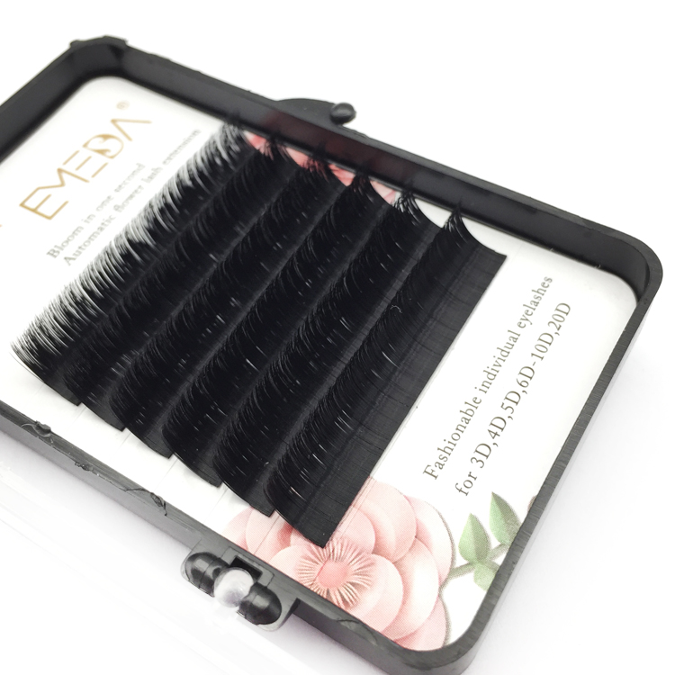 Inquiry for professional eyelashes vendor blooming volume eyelash easy fan lashes wholesale eyelash extensions with privable label 2021 XJ